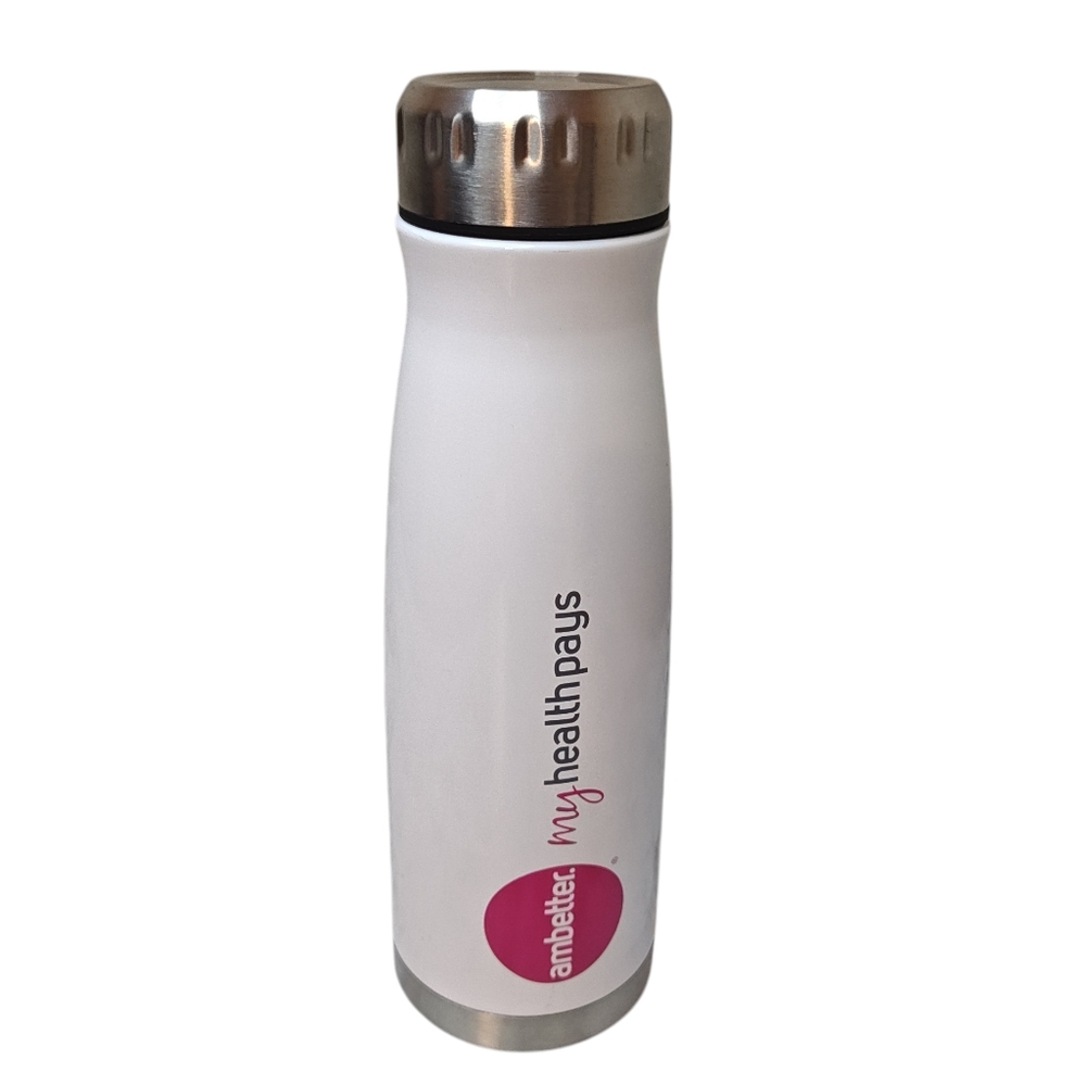 White Stainless Steel 17oz Water Bottle Ambetter